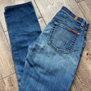 7 for all mankind‎ The Relaxed Skinny Jeans Women's Size 24